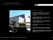 Tablet Screenshot of falcoarquitectes.com